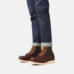 Red Wing Shoes | Classic Moc 6-Inch Boot in Dark Brown Leather 8138