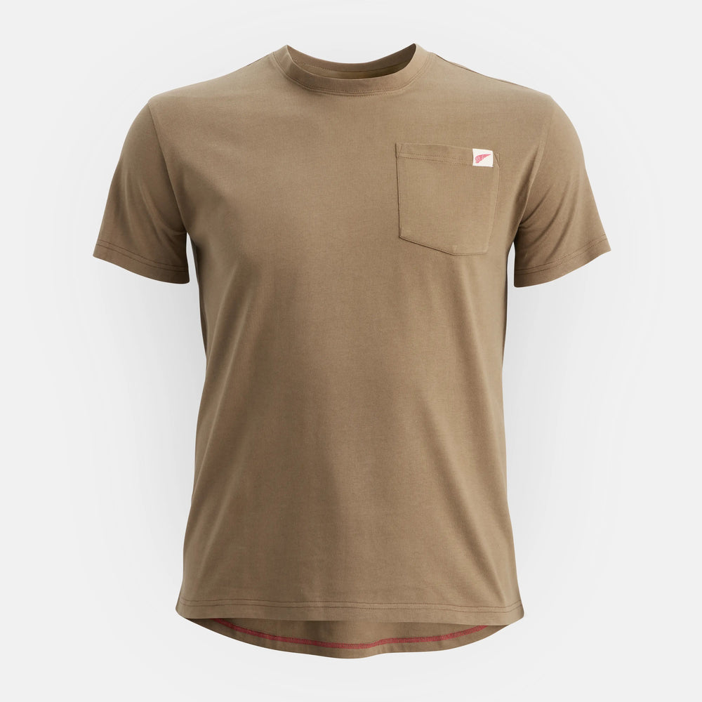 Red Wing Shoes | Short Sleeve Pocket T-Shirt in Brown 98471