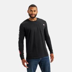 Red Wing Shoes | Long Sleeve Classic Pocket Tee in Black 98474