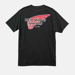 Red Wing Shoes | Unisex Red Wing Shoes Logo T-Shirt in Black 97611 | Red Wing Heritage