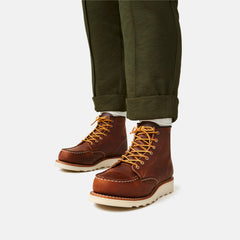 Red Wing Shoes | 6-Inch Classic Moc Short Boot in Copper Leather 3428 | Red Wing Heritage