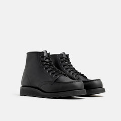 Red Wing Shoes | 6-Inch Classic Moc Short Boot in Black Leather 3380 | Red Wing Heritage