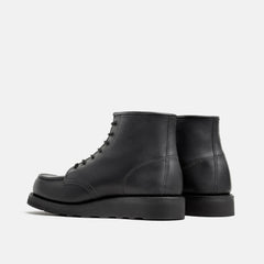 Red Wing Shoes | 6-Inch Classic Moc Short Boot in Black Leather 3380 | Red Wing Heritage