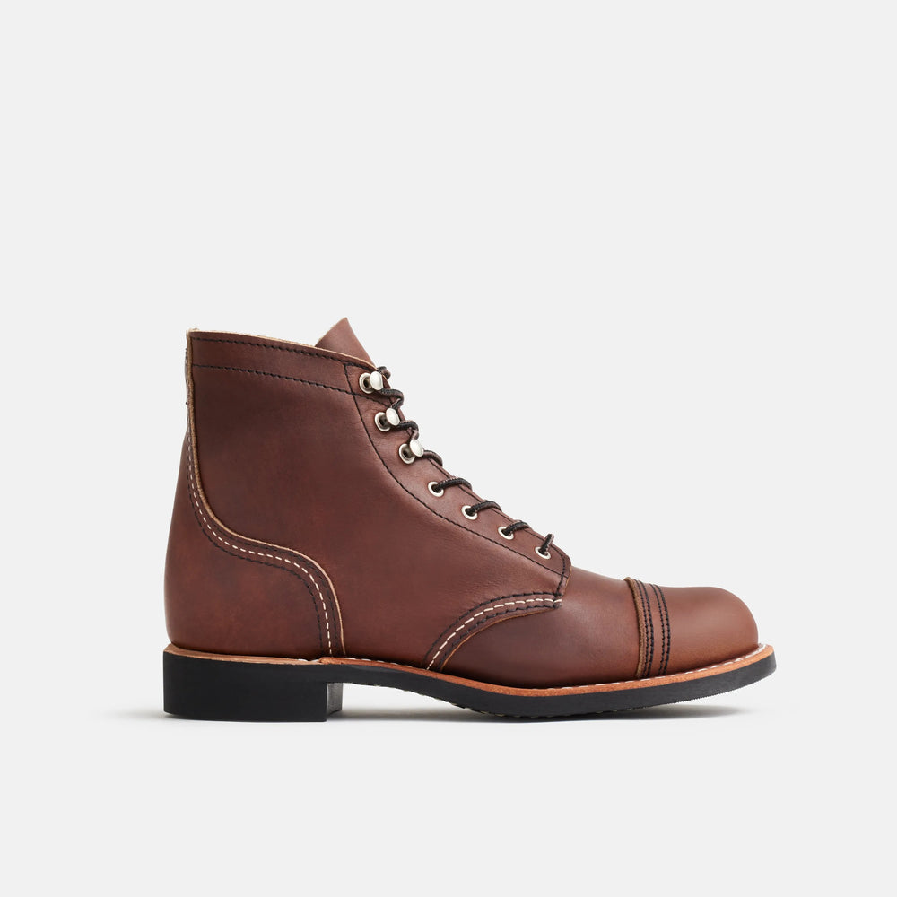 Red Wing Shoes | Iron Ranger Short Boot in Dark Brown Leather 3365 | Red Wing Heritage
