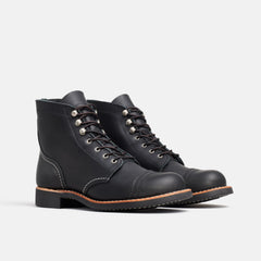 Red Wing Shoes | Iron Ranger Short Boot in Black Leather 3366 | Red Wing Heritage