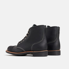 Red Wing Shoes | Iron Ranger Short Boot in Black Leather 3366 | Red Wing Heritage