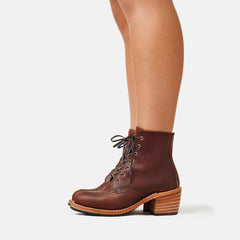Red Wing Shoes | Clara Heeled Boot in Dark Brown Leather 3406