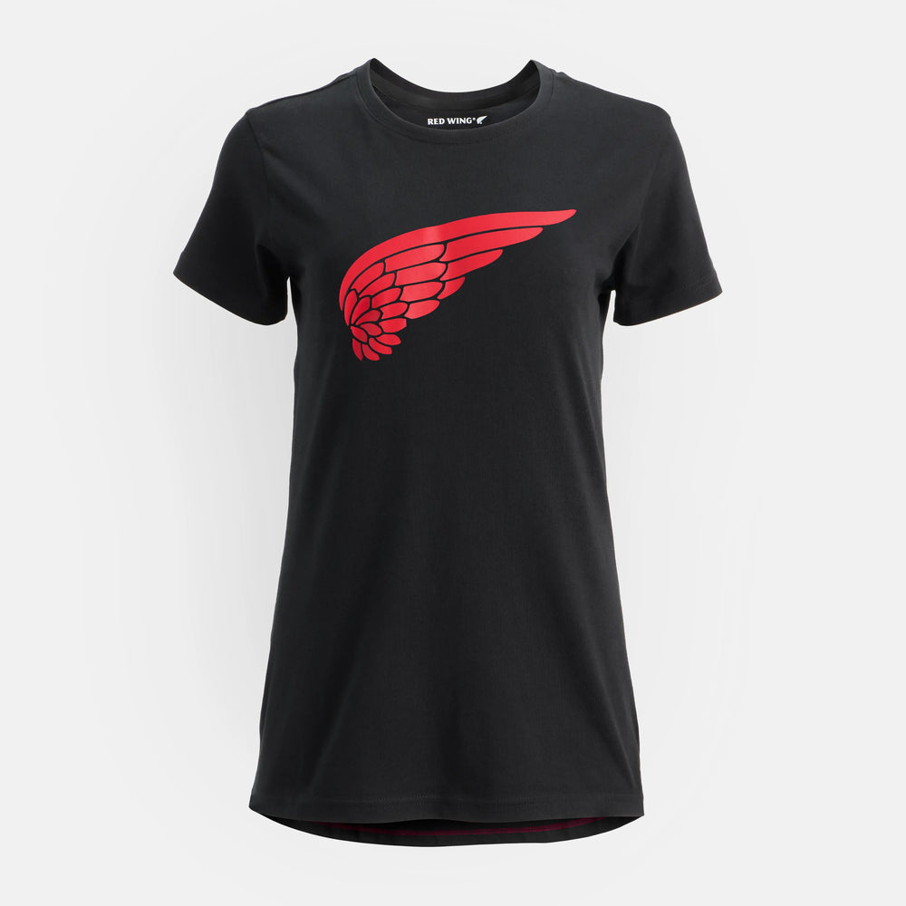 Red Wing Shoes | Short Sleeve Classic Wing Tee in Black 98484