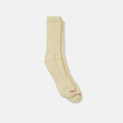 Red Wing Shoes | Unisex Full Crew Socks in Cream | Red Wing Heritage 97675