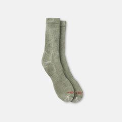 Red Wing Shoes | Unisex Full Crew Socks in Olive 97664 | Red Wing Heritage