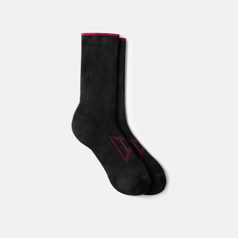 Red Wing Shoes | Unisex CoolMax® Blend Crew Sock in Black 97397