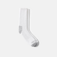 Red Wing Shoes | Unisex Cotton Blend Crew Sock in White 97265