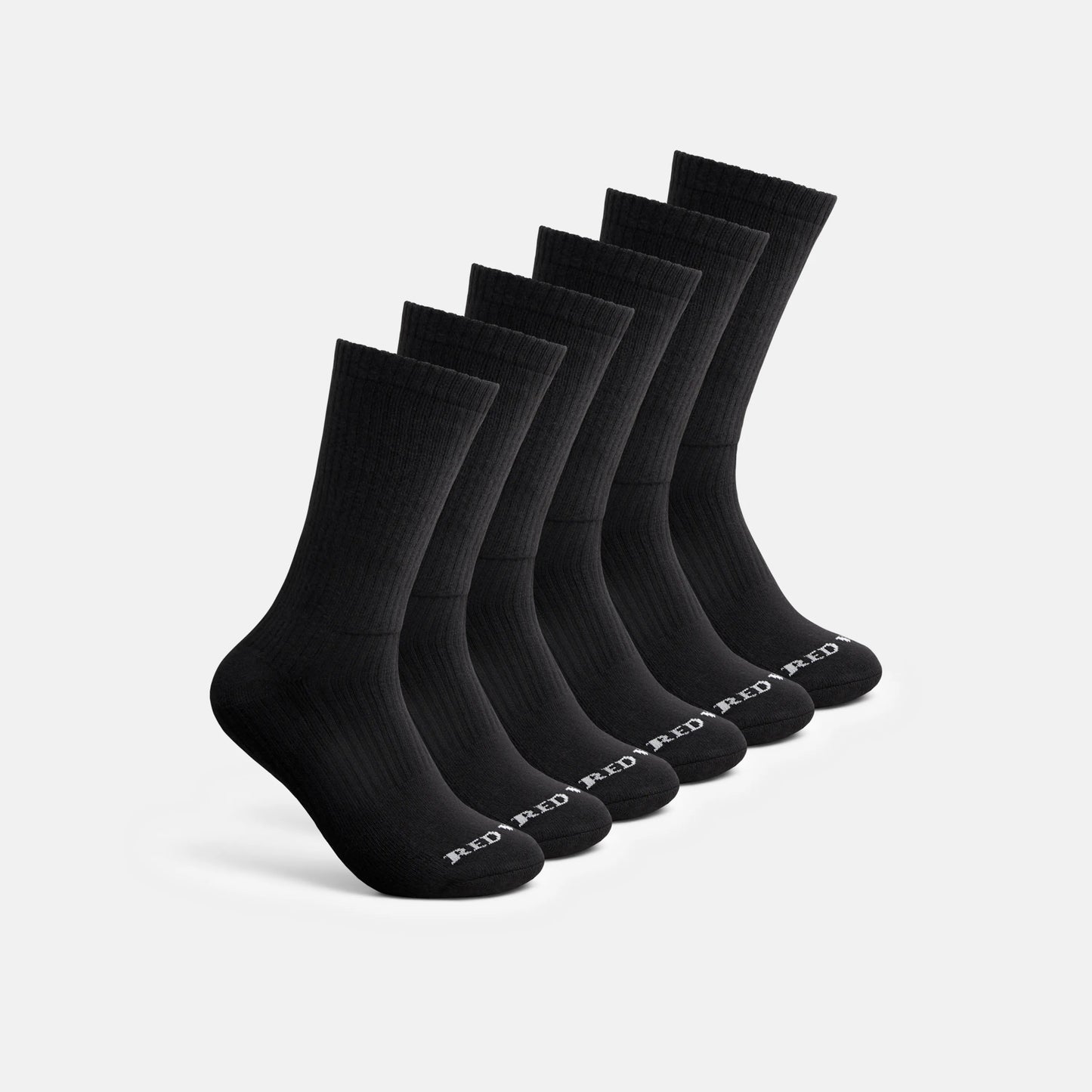 Red Wing Shoes | Unisex Cotton Blend Crew Sock in Black 97269