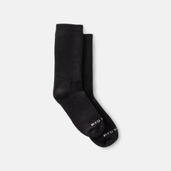 Red Wing Shoes | Unisex Cushion Crew Socks in Black Cotton Blend 97647 | Red Wing Heritage