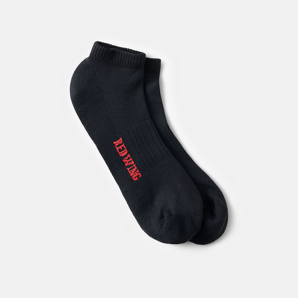 Red Wing Shoes | Unisex Breeze Nylon Low Cut Crew Sock in Black 97304