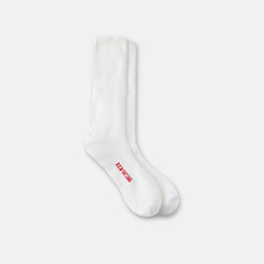 Red Wing Shoes | Unisex Breeze Nylon Crew Sock in White 97303