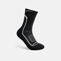 Red Wing Shoes | Merino Wool Blend 3/4 Crew sock in Black & Gray 97300