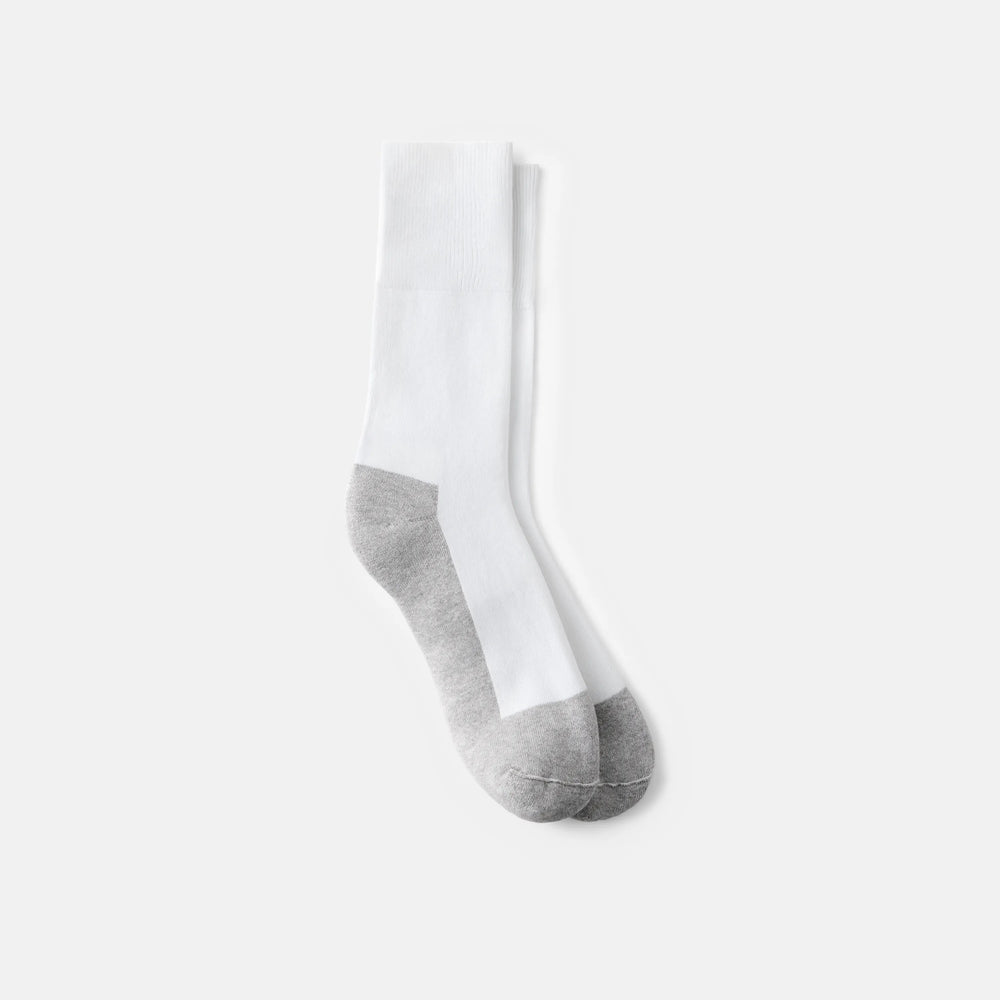 Red Wing Shoes | Unisex Coolmax® Blend Diabetic Crew Sock in White 97230