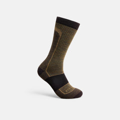 Red Wing Shoes | Unisex Merino Wool Blend Crew Sock in Brown 97361