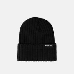 Red Wing Shoes | Unisex Shaniko Wool Rib Hat in Black 97483 | Red Wing Heritage