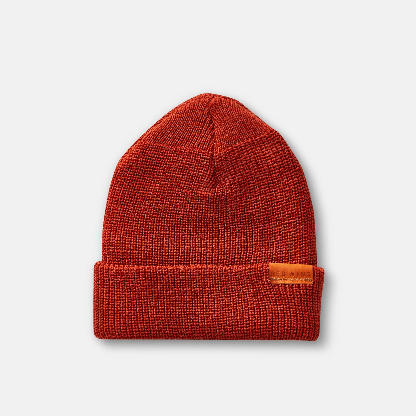 Red Wing Shoes | Unisex Merino Wool Knit Hat in Rust 97497 | Red Wing Heritage