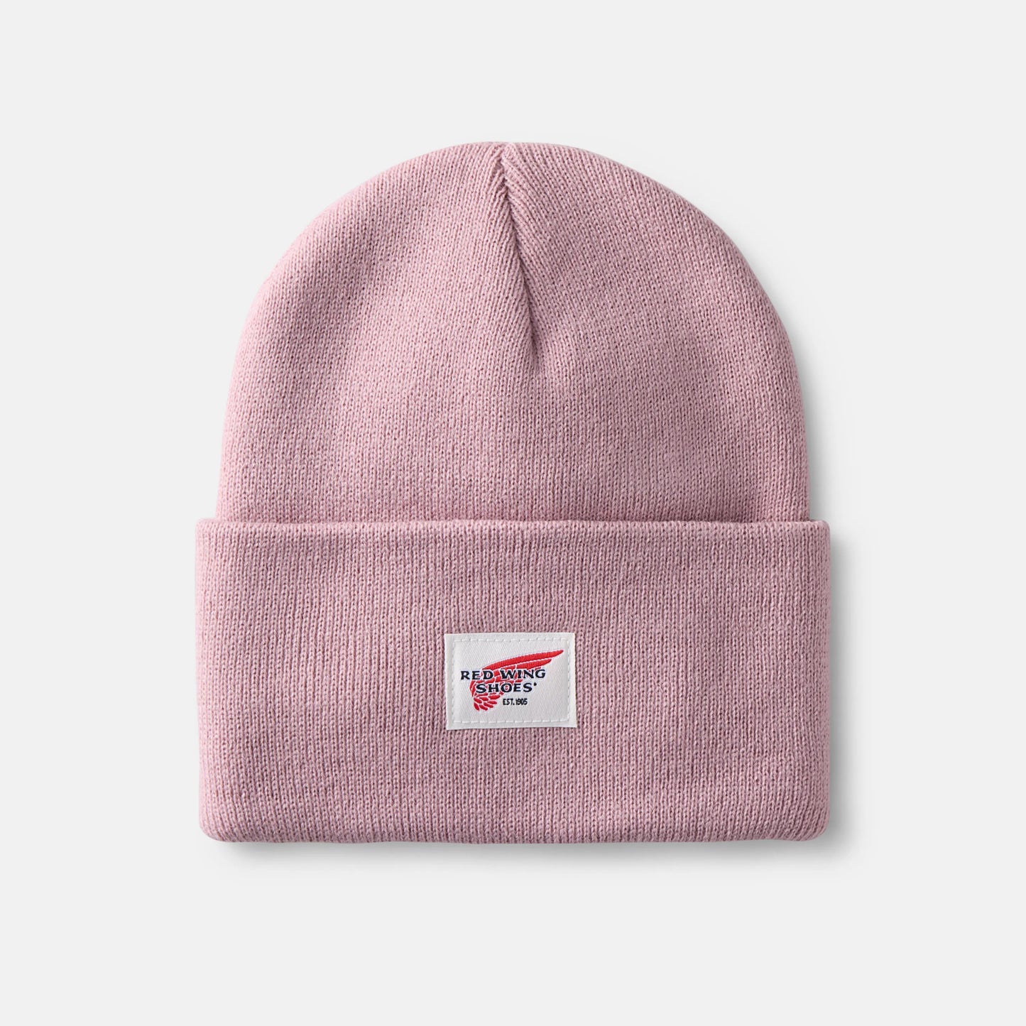Red Wing Shoes | Unisex Cuffed Beanie Hat in Pale Rose 98055