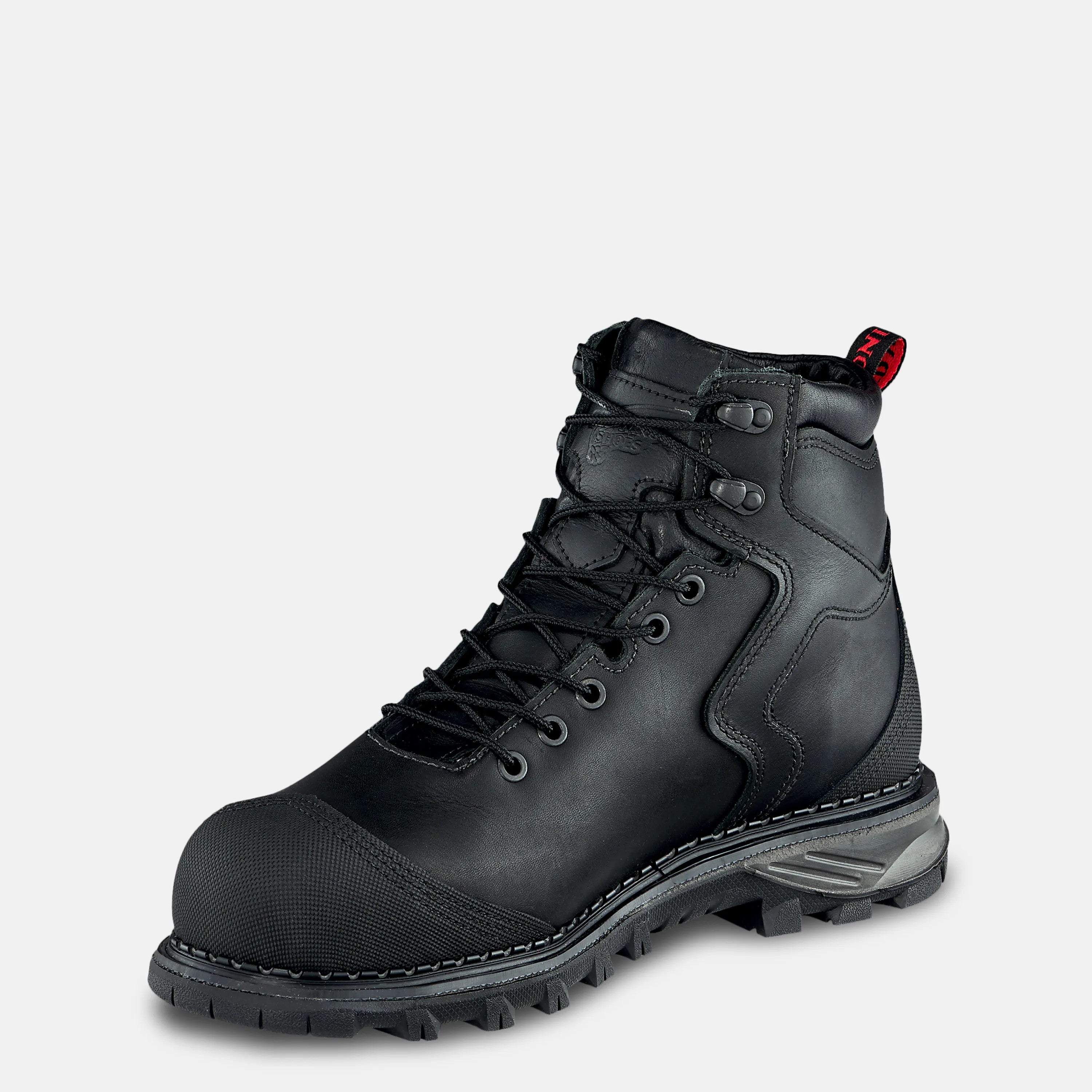 Red Wing Shoes | Burnside 6-inch Waterproof Safety Toe Boot Black 2411