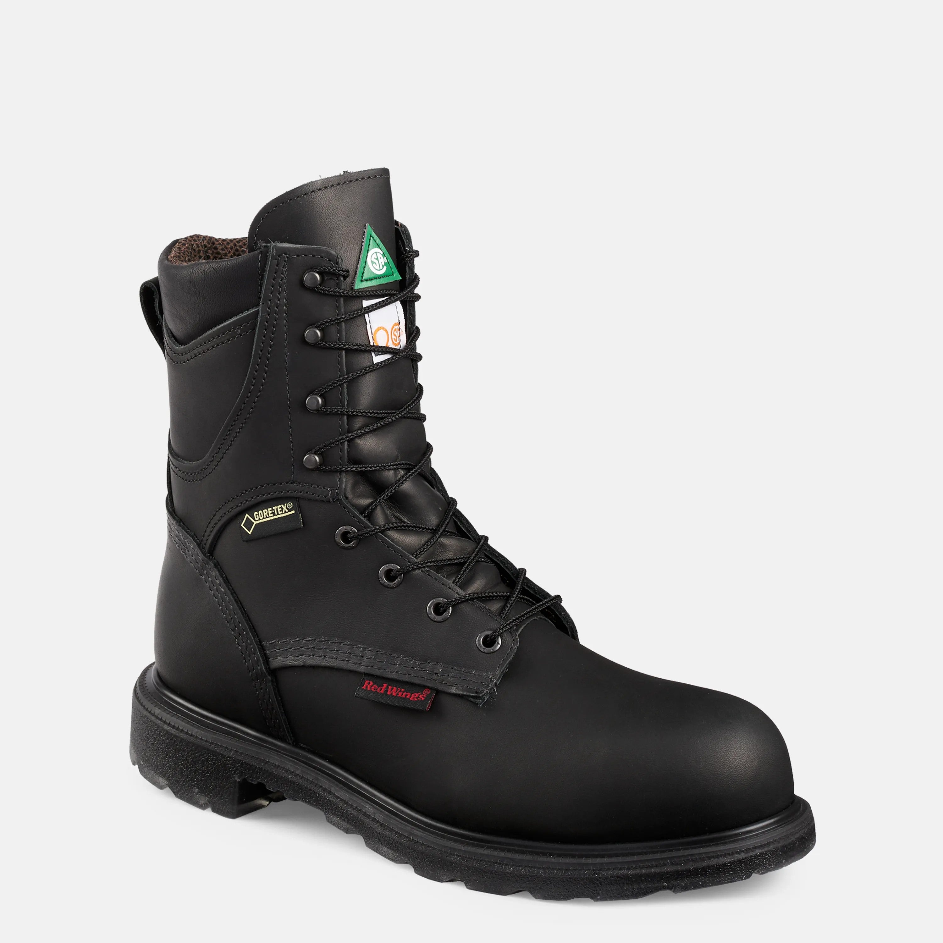 Red Wing Shoes | SuperSole® 2.0 8-inch Insulated, Waterproof CSA Safety Toe Boot Black 2416