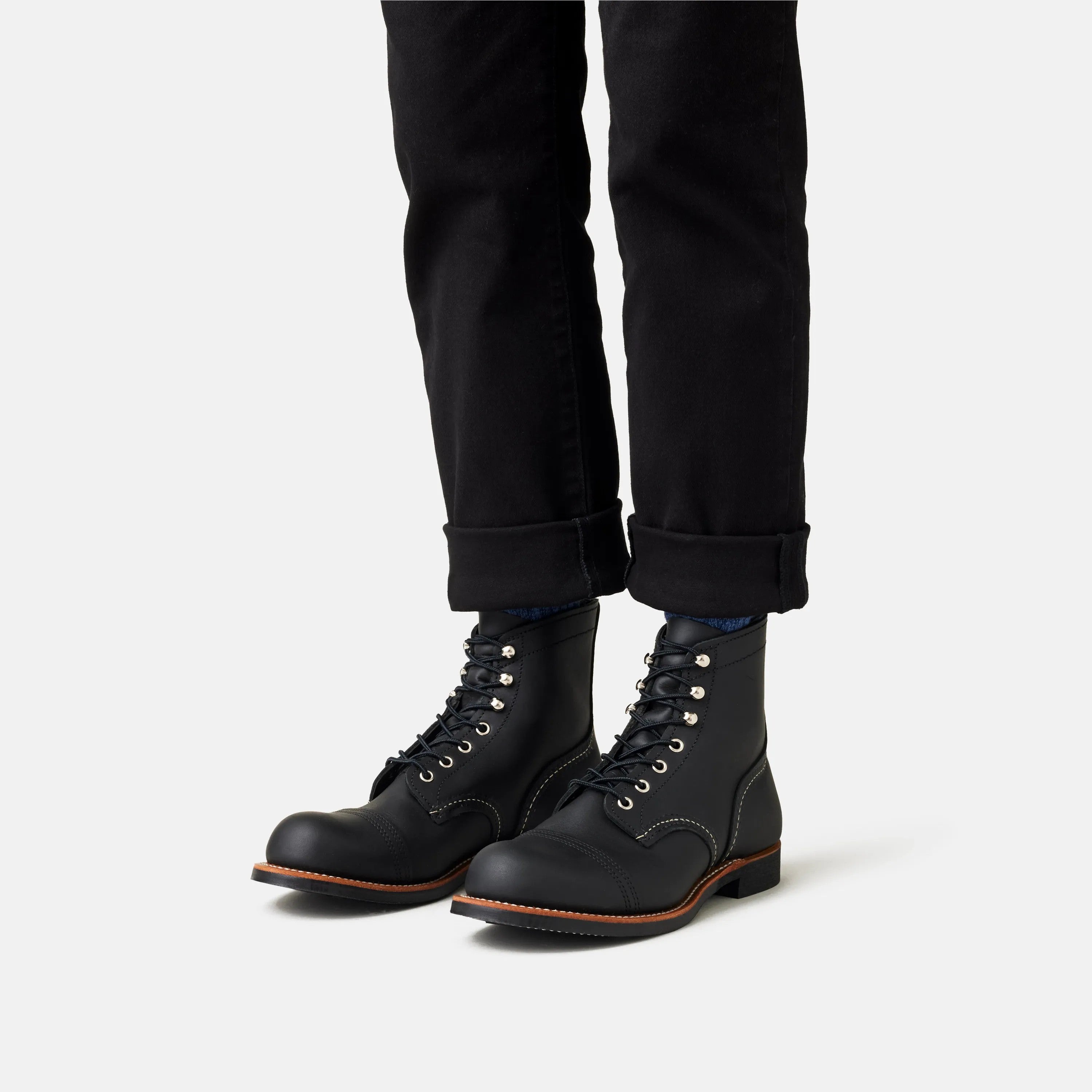 Red Wing Shoes | Iron Ranger 6-Inch Boot in Black Leather 8084
