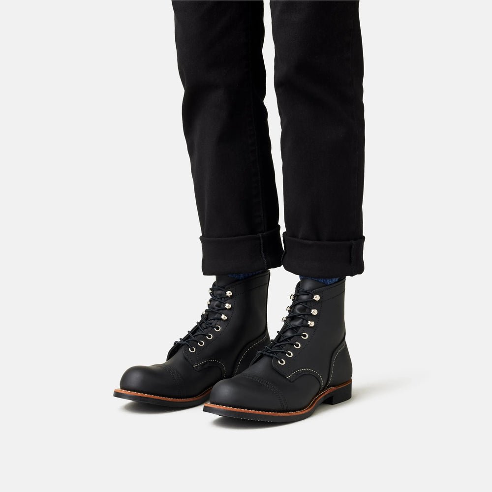 Red Wing Shoes | Iron Ranger 6-Inch Boot in Black Leather 8084
