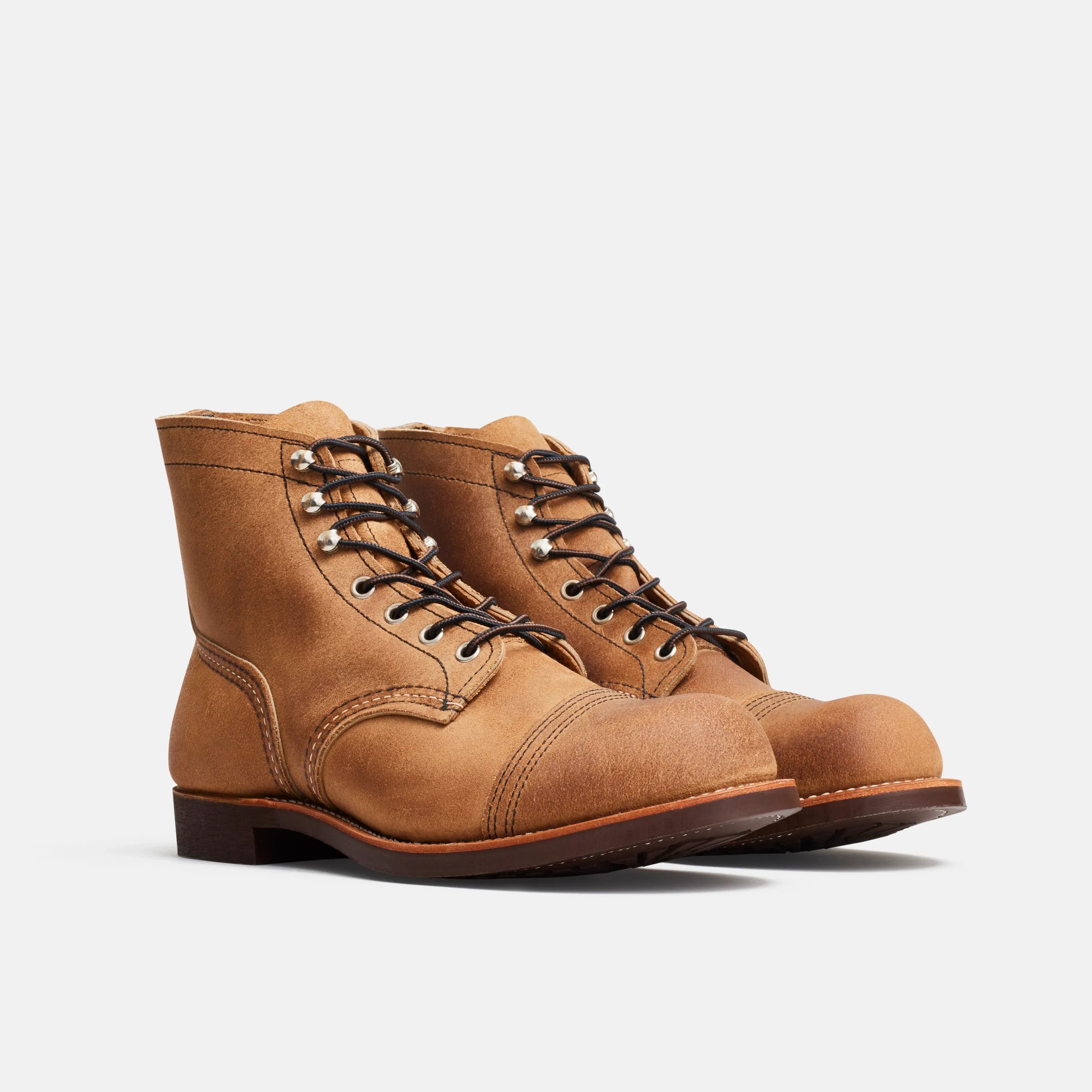 Red Wing Shoes | Iron Ranger 6-Inch Boot in Light Brown Leather 8083