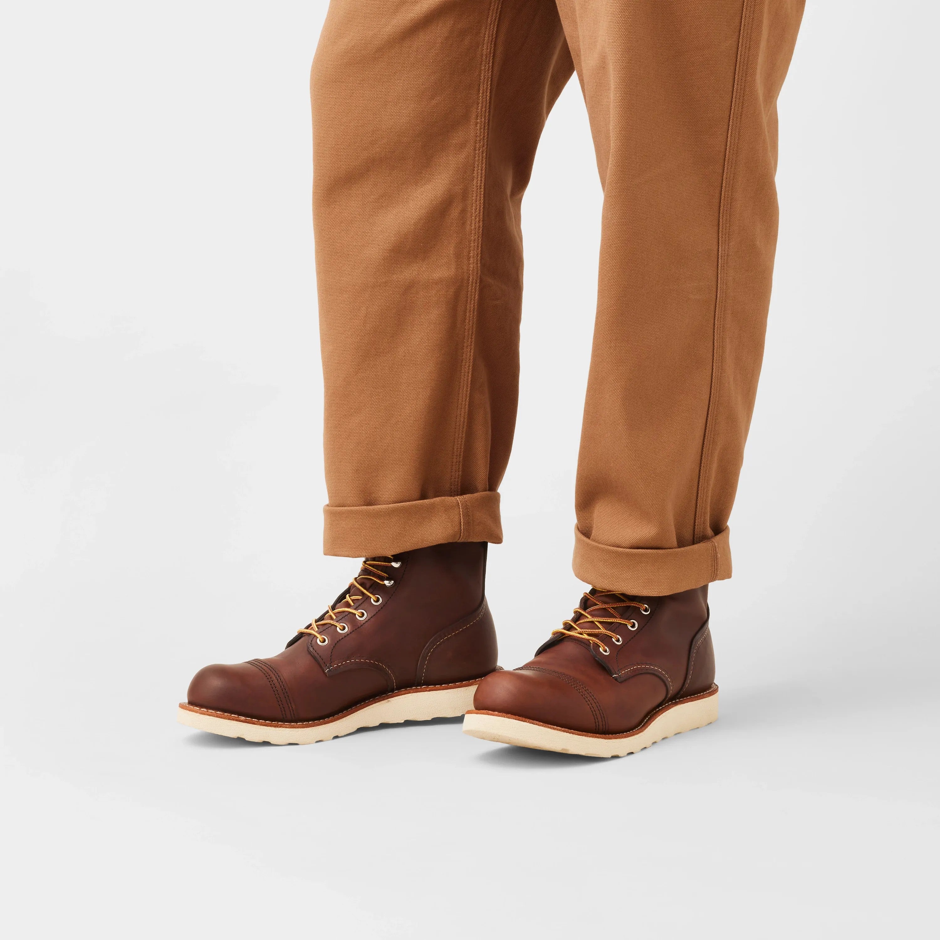 Red Wing Shoes | Iron Ranger Traction Tred in Brown Leather 8088 | Red Wing Heritage