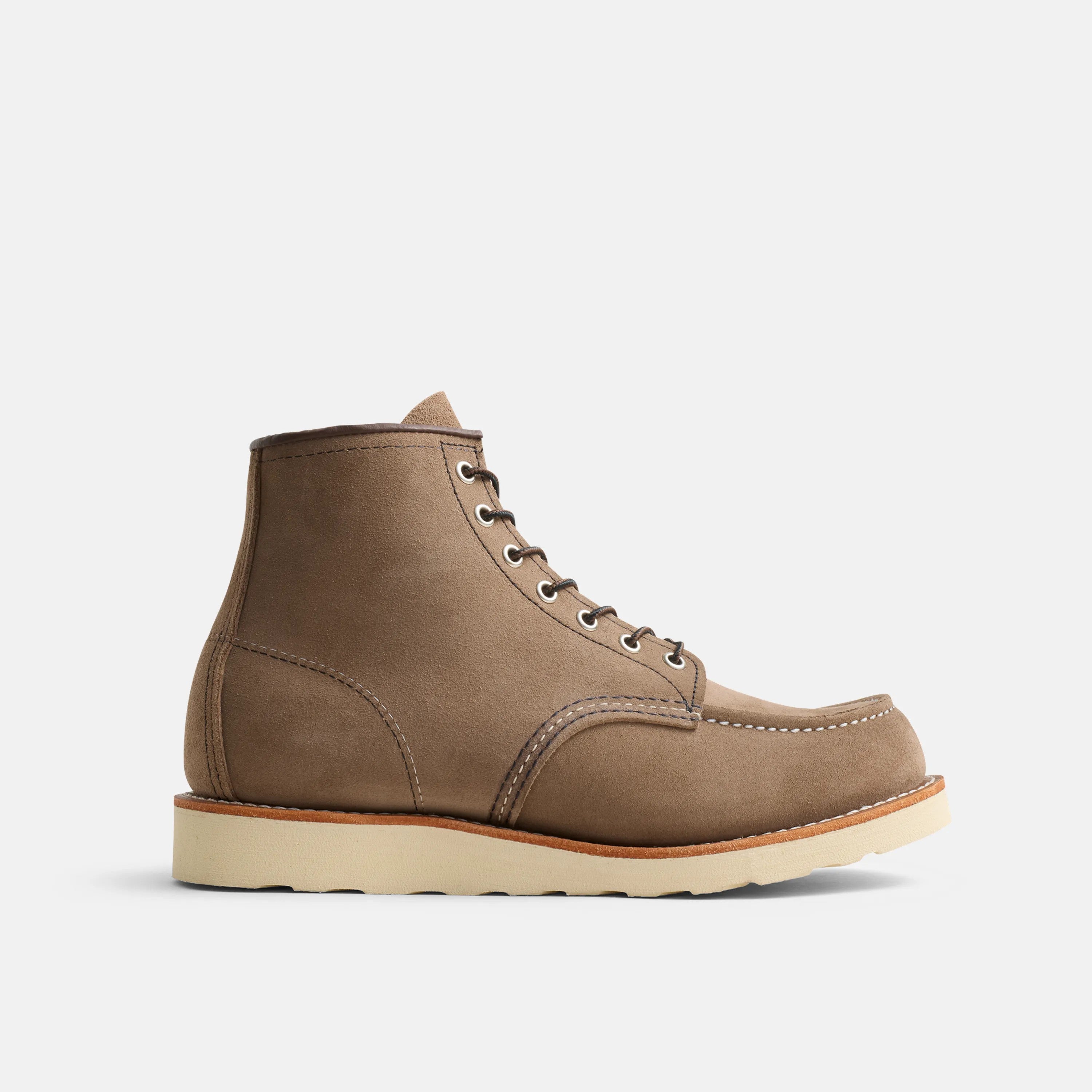 Red Wing Shoes | Classic Moc 6-Inch Boot in Sandstone Mohave Leather 8838 | Red Wing Heritage