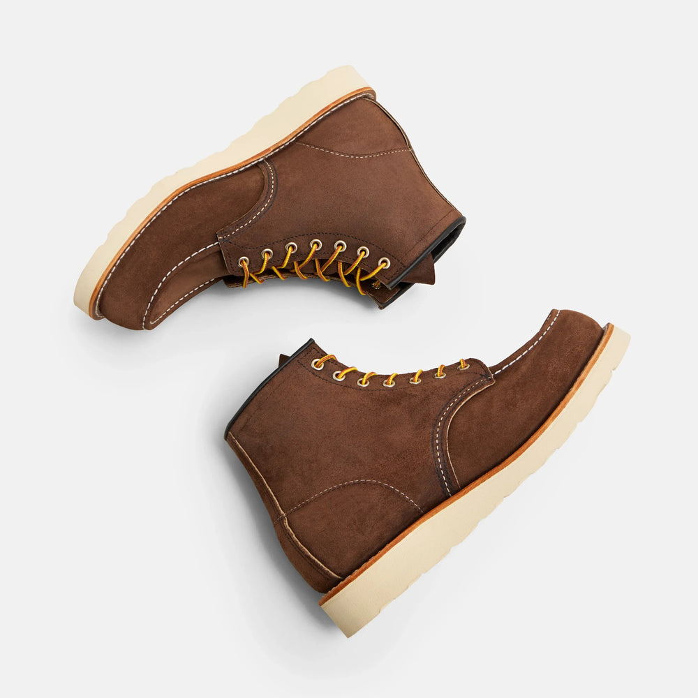 Red Wing Shoes | 6-Inch Classic Moc in Chocolate Muleskinner Leather 8836 | Red Wing Heritage