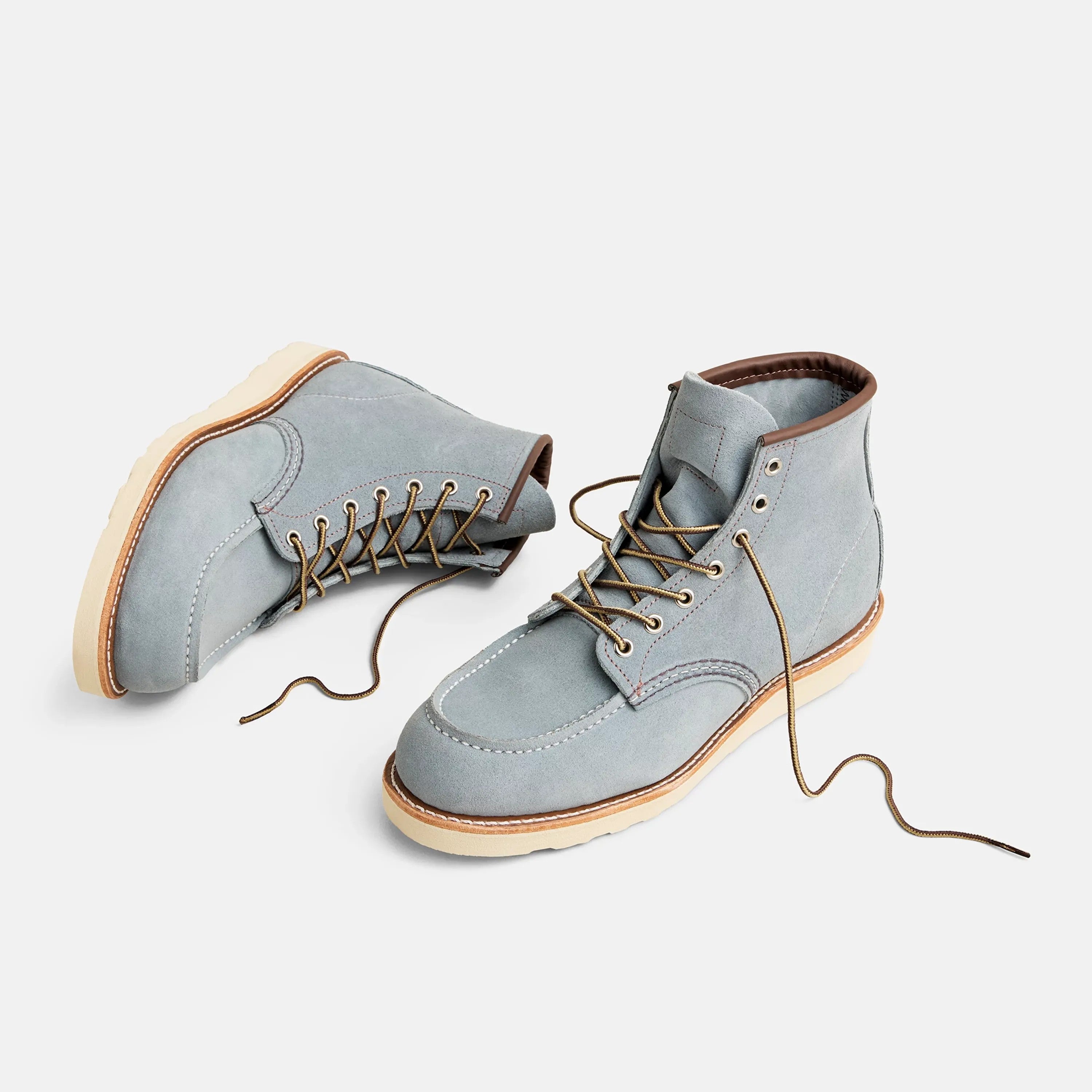 Red Wing Shoes | Classic Moc 6-Inch Boot in Blue Leather 8800 | Red Wing Heritage