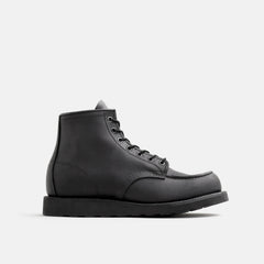 Red Wing Shoes | Classic Moc 6-Inch Boot in Black Leather 8074 | Red Wing Heritage