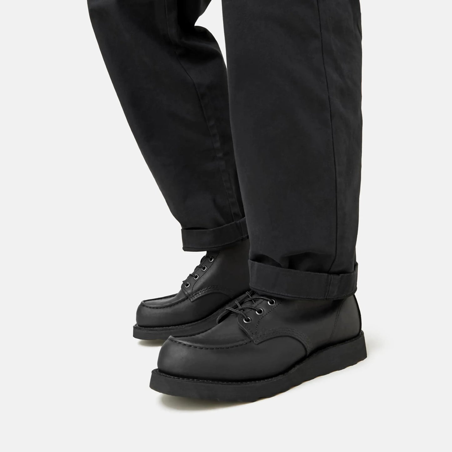 Red Wing Shoes | Classic Moc 6-Inch Boot in Black Leather 8074 | Red Wing Heritage