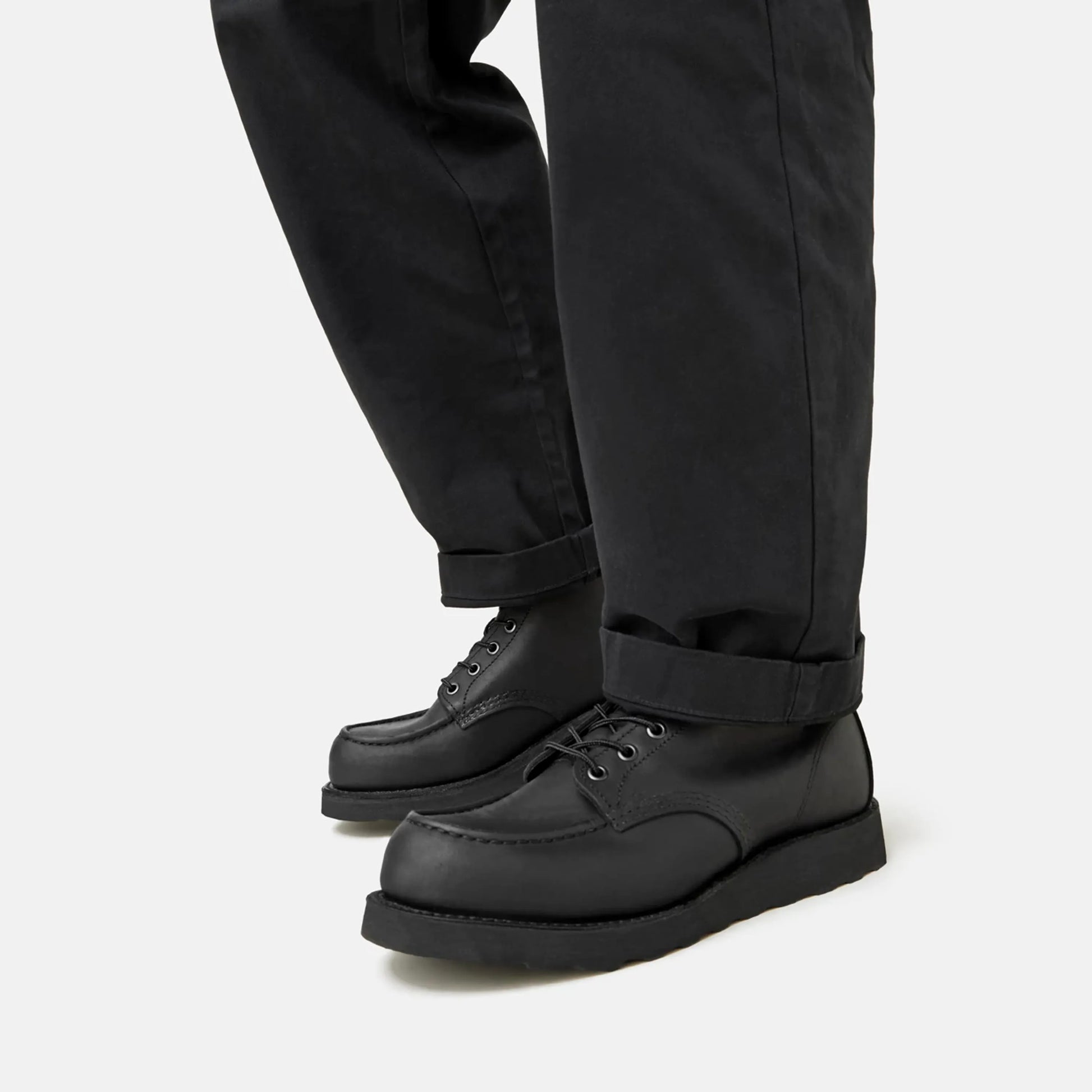 Red Wing Shoes | Classic Moc 6-Inch Boot in Black Leather 8074 | Red Wing Heritage