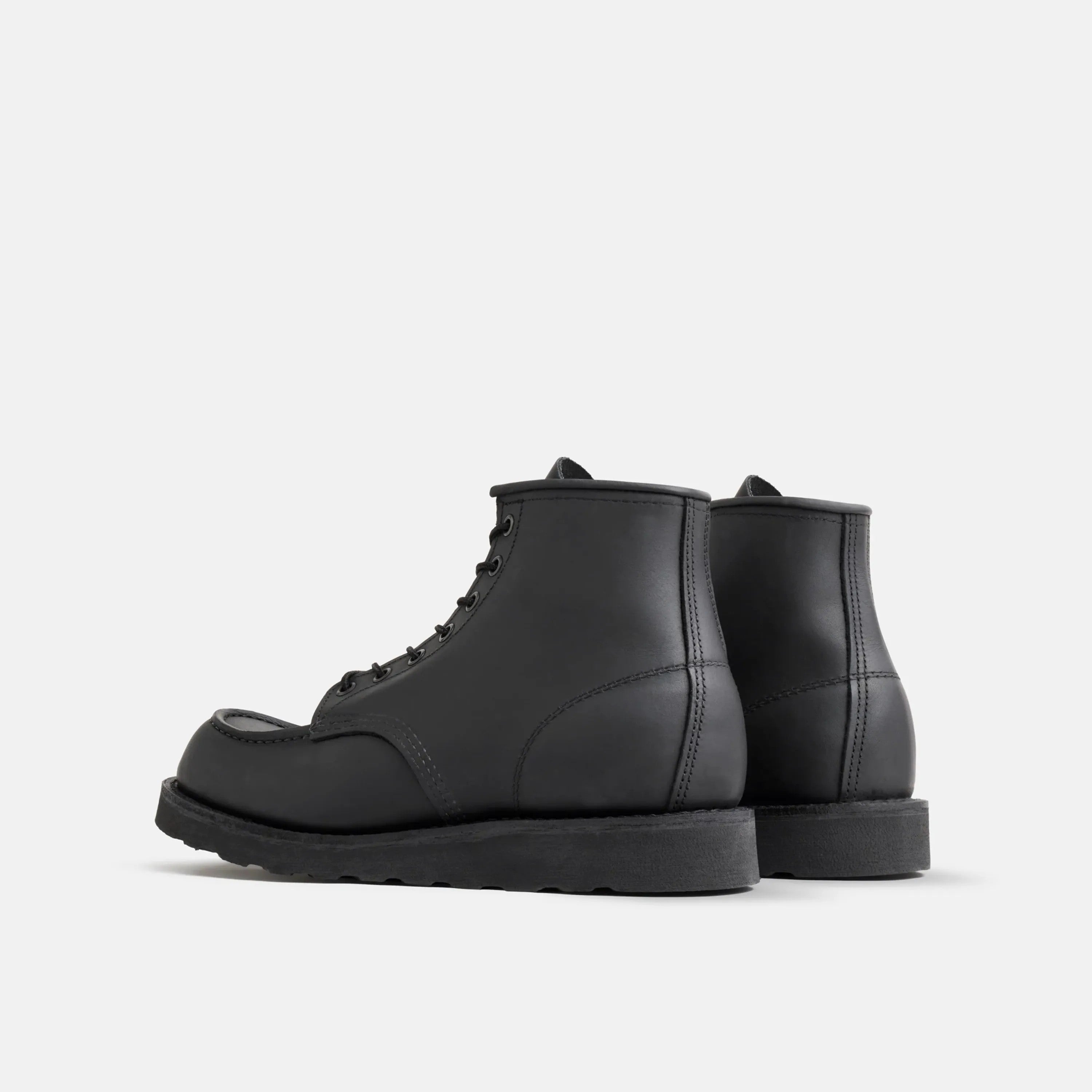 Red Wing Shoes | Classic Moc 6-Inch Boot in Black Leather 8074 | Red Wing Heritage