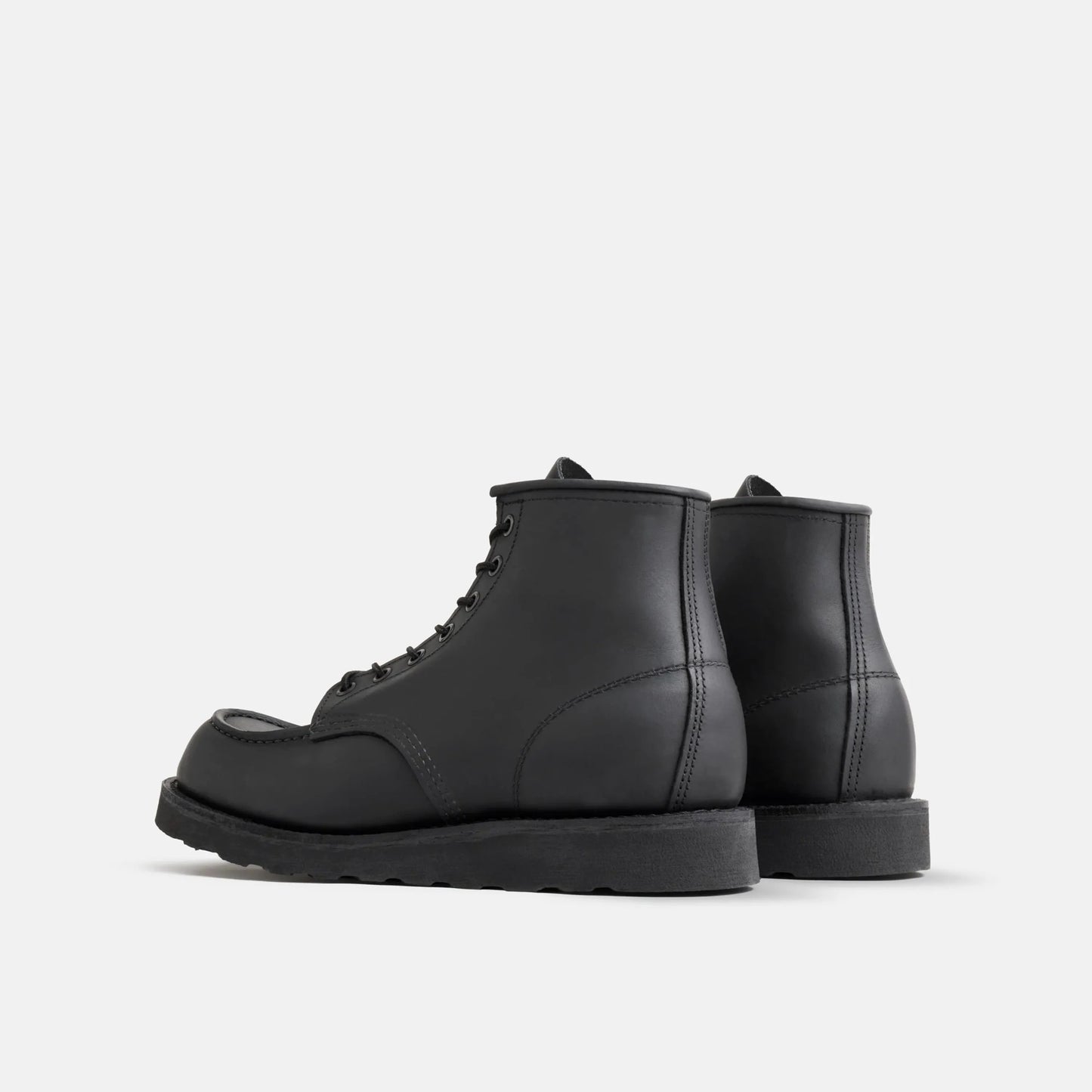 Red Wing Shoes | Classic Moc 6-Inch Boot in Black Leather 8074 | Red Wing Heritage