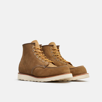 Red Wing Shoes | Classic Moc 6-Inch Boot in Olive Leather 8881 | Red Wing Heritage