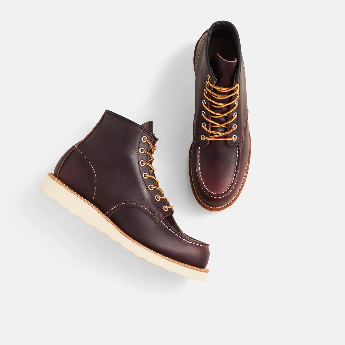 Red Wing Shoes | Classic Moc in Black Cherry Leather 8847 | Red Wing Heritage