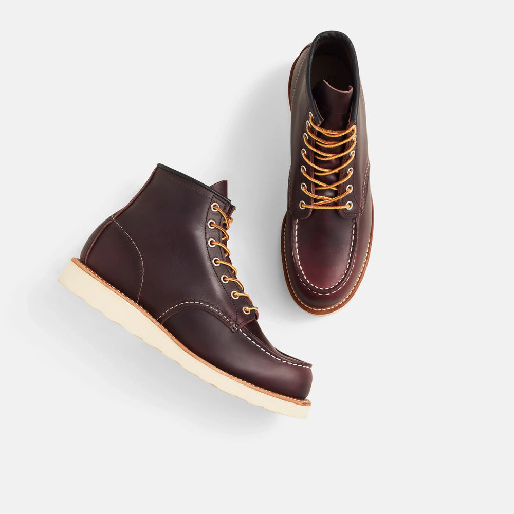 Red Wing Shoes | Classic Moc in Black Cherry Leather 8847 | Red Wing Heritage