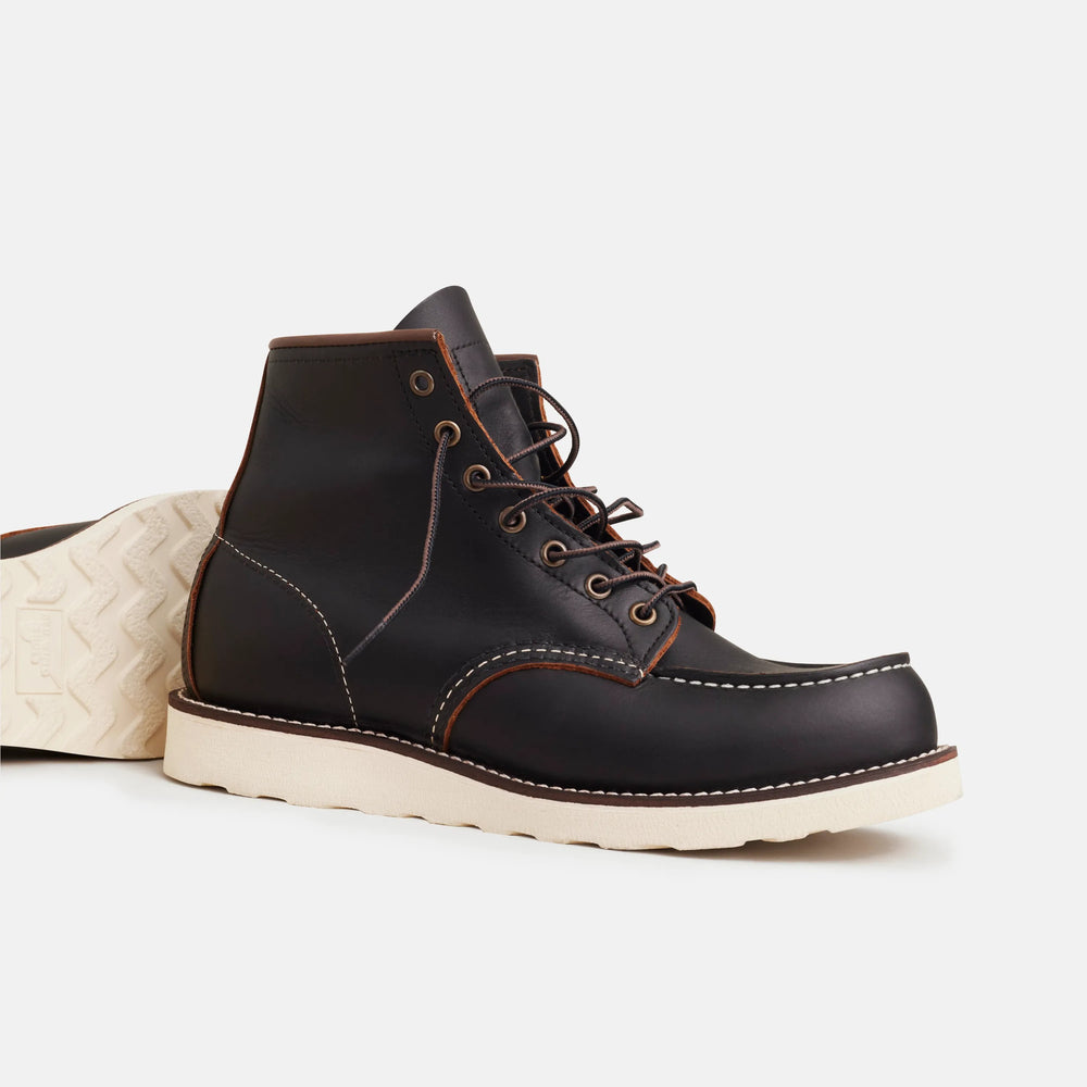 Red Wing Shoes | Classic Moc 6-Inch Boot in Black Leather 8849