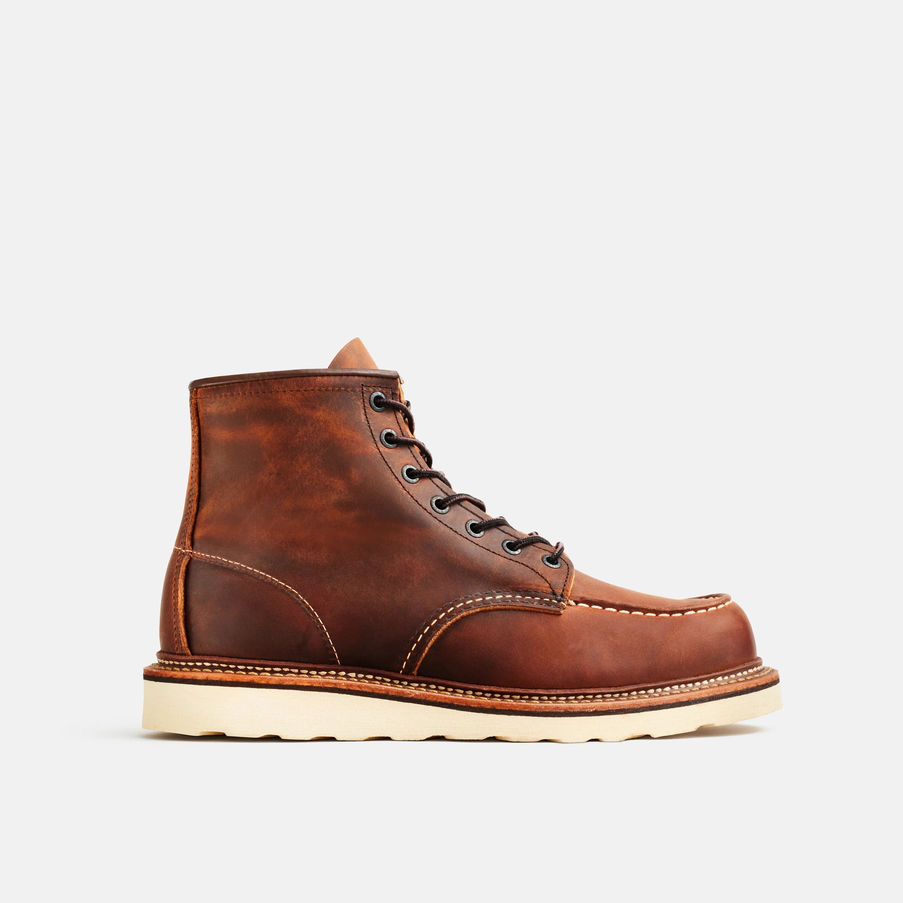 Red Wing Shoes | Classic Moc 6-Inch Boot in Brown Leather 1907