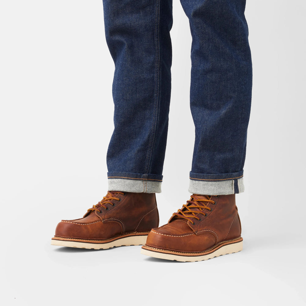 Red Wing Shoes | Classic Moc 6-Inch Boot in Brown Leather 1907