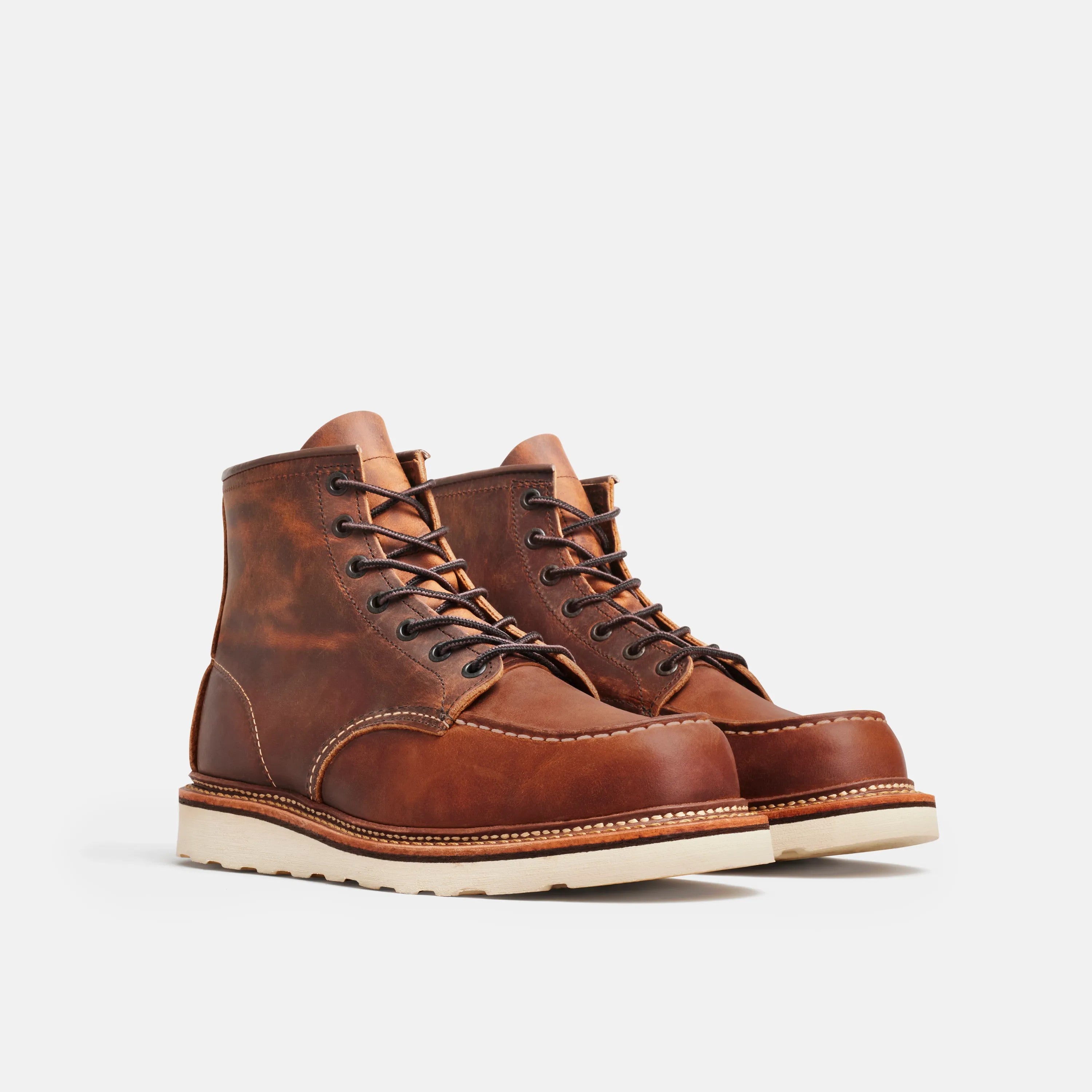 Red Wing Shoes | Classic Moc 6-Inch Boot in Brown Leather 1907