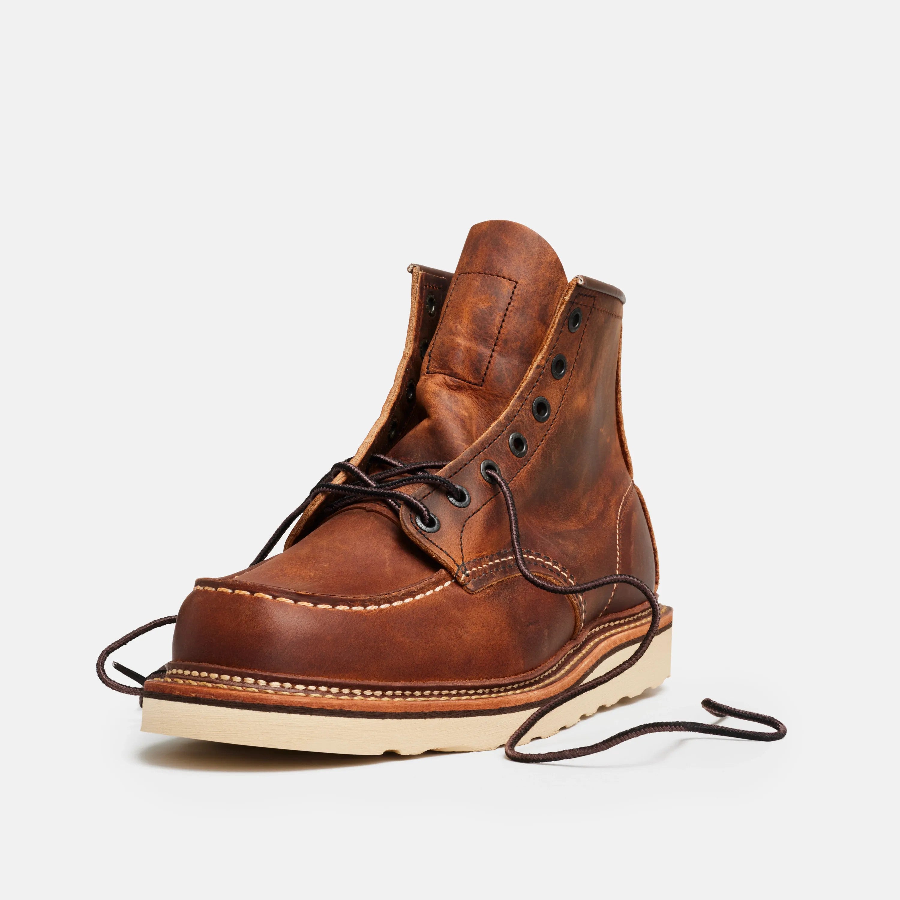 Red Wing Shoes | Classic Moc 6-Inch Boot in Brown Leather 1907
