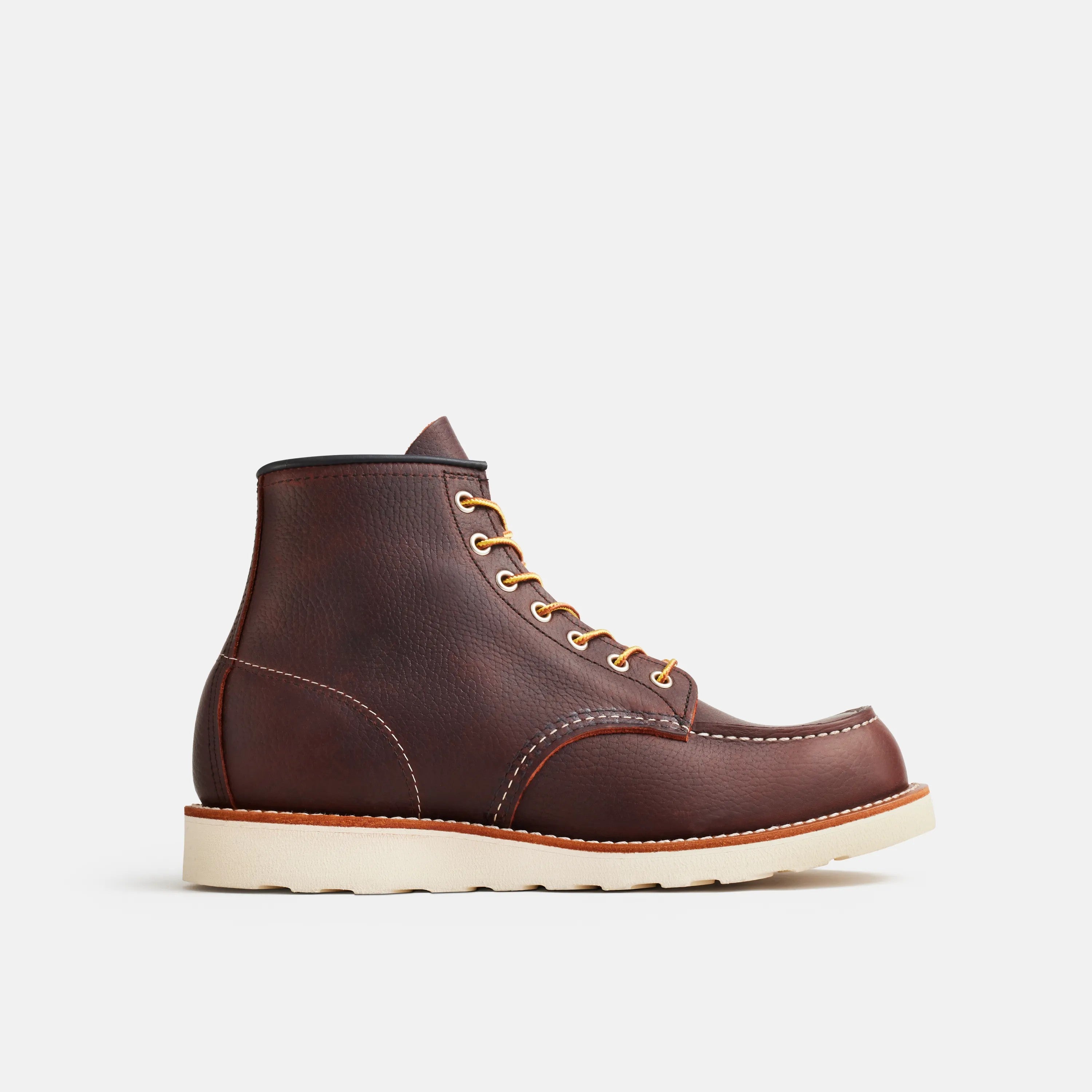 Red Wing Shoes | Classic Moc 6-Inch Boot in Dark Brown Leather 8138