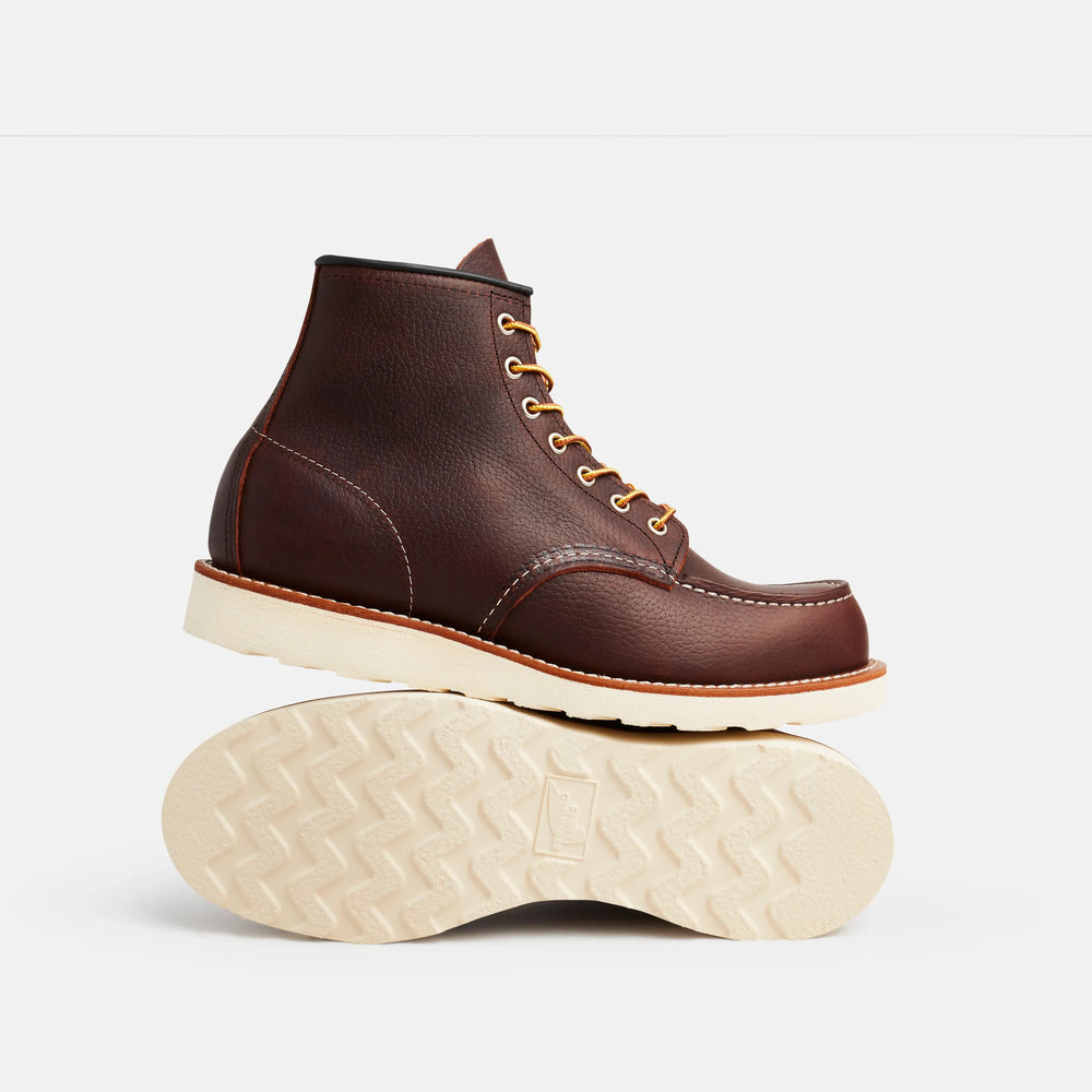 Red Wing Shoes | Classic Moc 6-Inch Boot in Dark Brown Leather 8138
